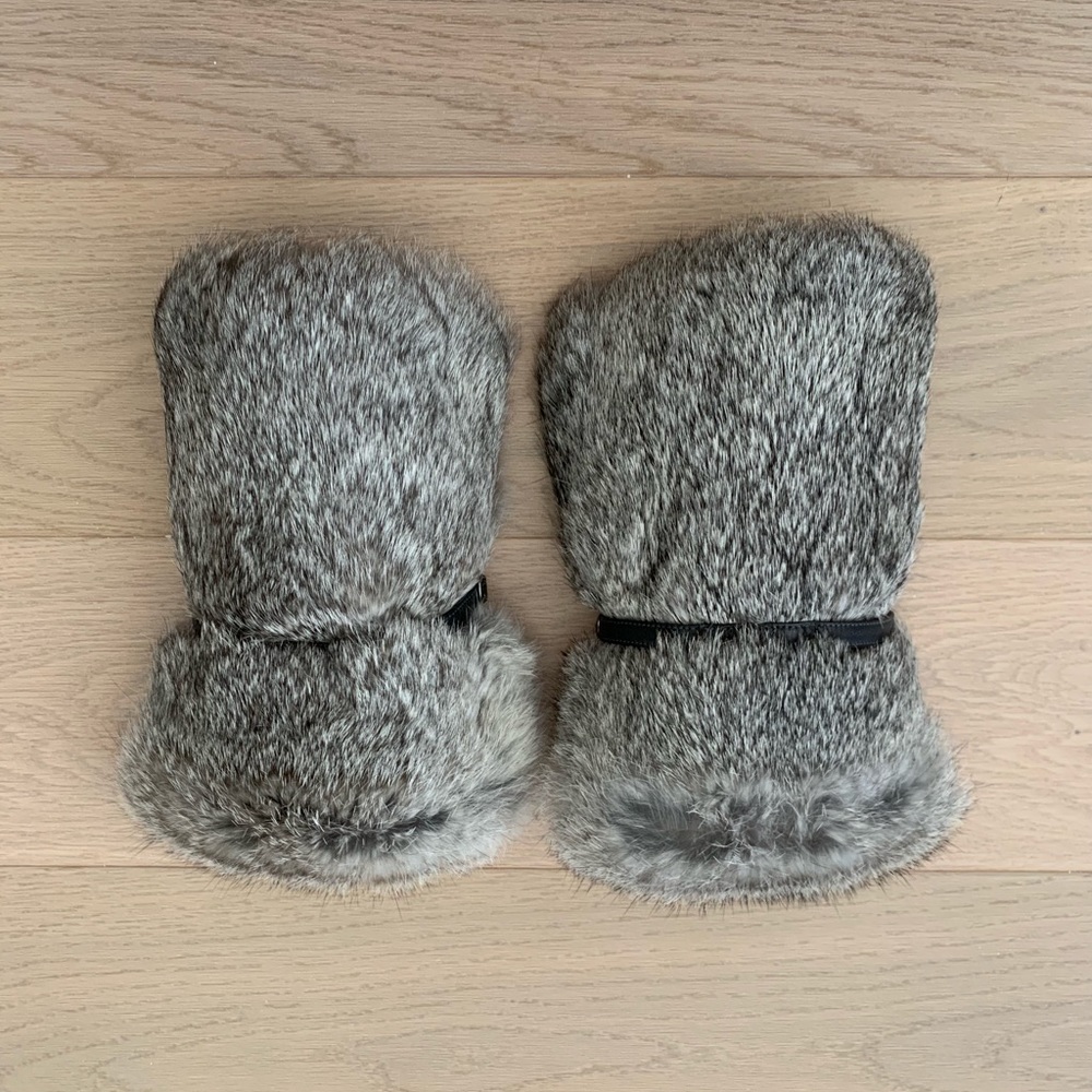 NWOT Rabbit Fur Arm/Leg Warmer Cuffs